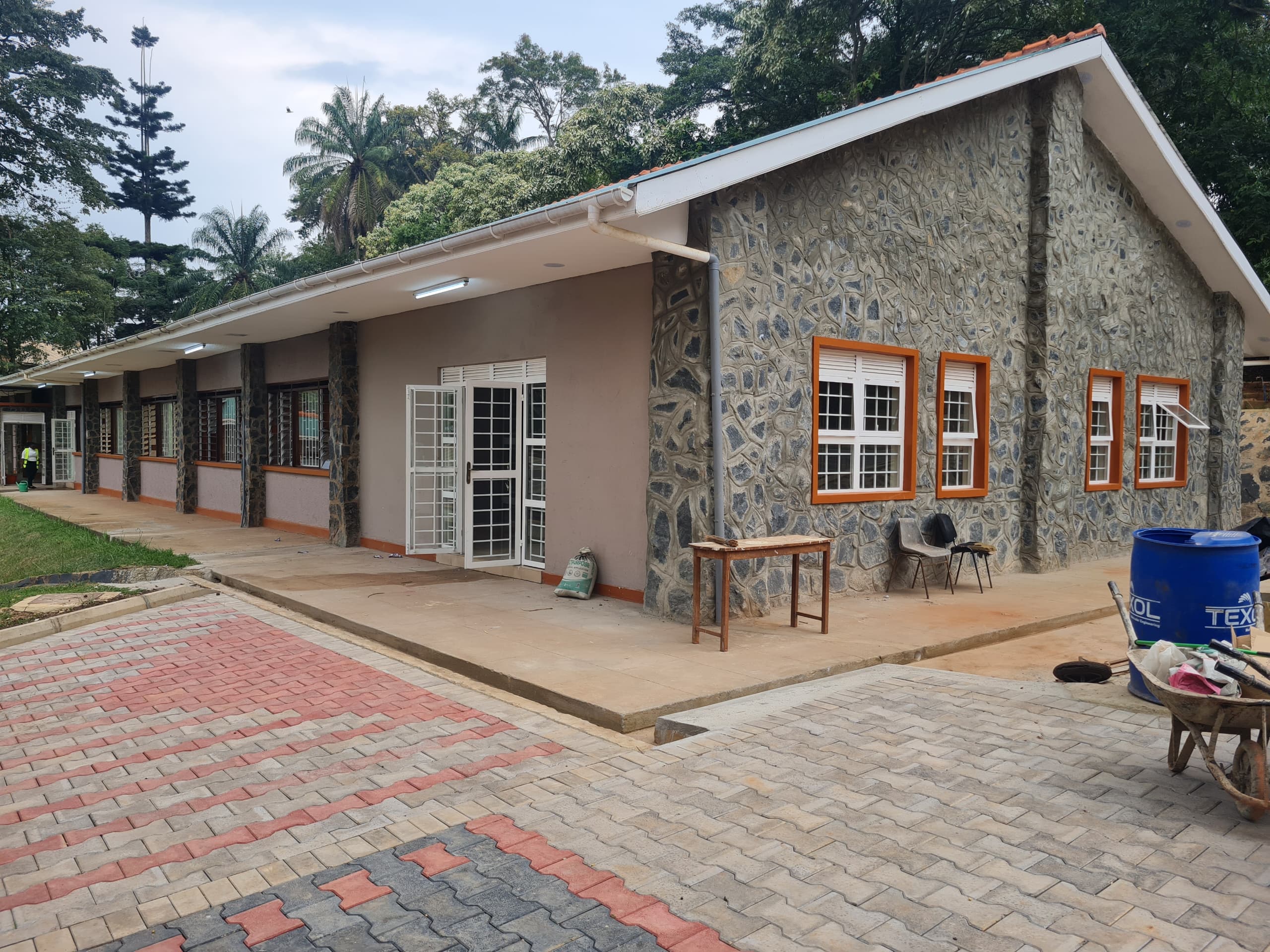 UCU Library Expansion construction progress shot